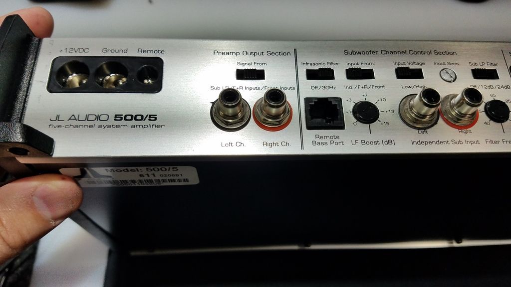 FS JL Audio Slash Amps 500/5 (2) & 500/1 Car
